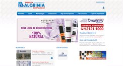 Desktop Screenshot of farmaciaalquimia.com.br